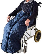 Waterproof Fleece Lined Wheelchair Blanket,Zipper Wheelchair Warmer Cover for Lower Body, Lap Blankets Winter Leg Foot Back Warm Bag for Elderly