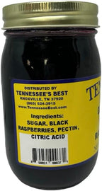 Tennessee's Best Old Fashioned Black Raspberry Jam | Handcrafted With Simple Ingredients | Small Batch Made | 18 oz Resealable Glass Jar (Black Raspberry)