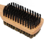 Double Sided Beard Brush, Great for and Detangling, Ergonomic Handle, Nylon, for Men, Rubber Wood Handle, Maintaining Coarse Hair Beard Brush Double Sided