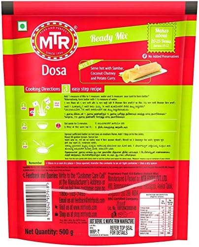 MTR Instant Dosa Mix - 500g - Pack of 2