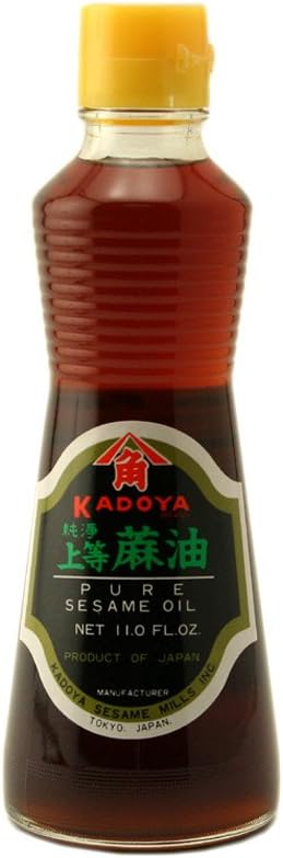 Kadoya Pure Sesame Oil, 11-Ounce Bottle (Pack of 3)