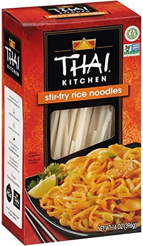 Thai Kitchen Gluten Free Stir Fry Rice Noodles, 14 oz (Pack of 6)