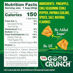 Dole Good Crunch Pineapple with Chili Dried Fruit Bites, Gluten Free & Vegan Snack, 1.4oz Bags (Pack of 6)