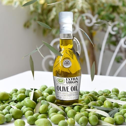 Extra Virgin Olive Oil, KORVEL, glass bottle Amphora 250 ml, 8.45 fl oz