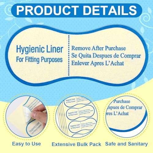 500 Pcs Adhesive Protective Hygiene Try on Sticker Hygiene Strip Bulk for Swimwear Underwear Panty Liners Bikini