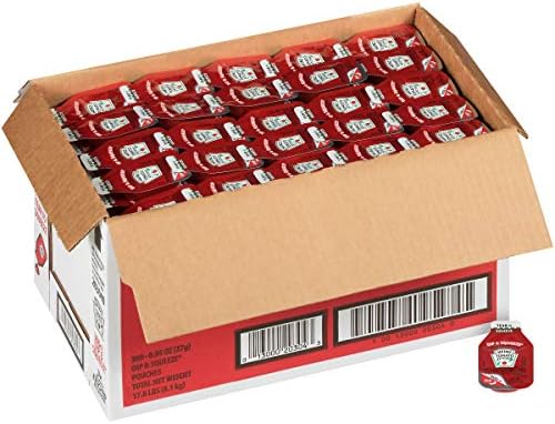 Heinz Ketchup Dip & Squeeze Single Serve Packet (0.95 oz Packets, Pack of 300)