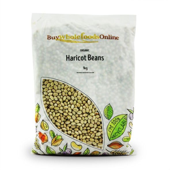 Buy Whole Foods Organic Haricot Beans (1kg)