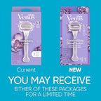 Gillette Venus ComfortGlide Freesia Women's Razor - 1 handle + 2 refills