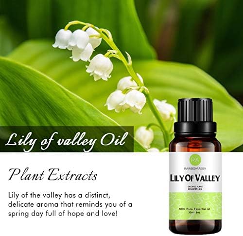 Lily of Valley Essential Oil (30ML), 100% Pure Natural Organic Aromatherapy Lily of Valley Oil for Diffuser, Massage, Skin Care, Yoga