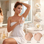 Bikini trimmer for Women,Electric Shaver for Women, IPX7 Waterproof Razor Shaver,Women's Electric Razor,Intimate Shaver for Women,with 5 Blades,USB-C Rechargeable,Recharge Dock（White)