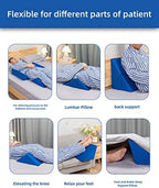 Fanwer Positioning Wedge Pillow for Side Sleeping (3 in 1), 40 Degree Triangle Bed Wedges & Body Positioners for Back Pain, Preventing Bedsores, After Surgery, Knees Elevated, Pregnancy