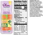 Plum Organics Mighty Puffs Ancient Grain + Chickpea Snack, Carrot + Broccoli Flavor, Baby Crawlers, Kosher, USDA Certified Organic, Non-GMO, 1.85 Ounce (Pack of 6)