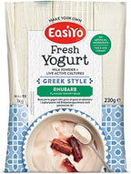 Easiyo Greek & Rhubarb Premium Yoghurt Mix 230g (Pack of 6)