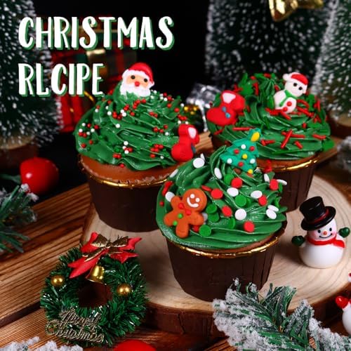 Christmas Sprinkles for Cake Decorating 7 ounce Edible Red Green White Confetti Sprinkles Mix for Cookies Ice Cream Cupcake Topper Baking Xmas Celebrations