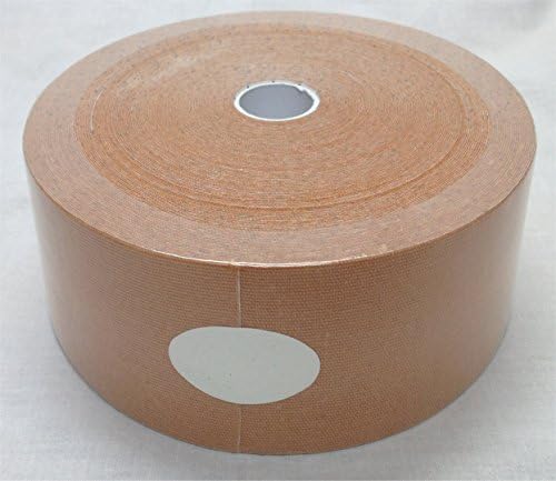 Therapist’s Choice® Kinesiology Tape, 2"x105' PRE-Cut Bulk Roll (Beige), PRE-Cut into Easy-to-Apply 10 inch Strips.