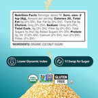 BetterBody Foods Organic Coconut Sugar, Gluten-Free, Non-GMO, Low Glycemic Sugar Substitute, 1.5 lbs, 24 Ounce