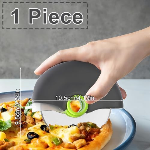 Stainless Steel Cutting Wheel with Ergonomic Comfort Grip, Safe for Dishwasher Cleaning