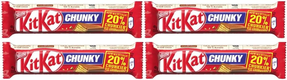 Kitkat Chunky Bars Multipack (4 full size chunky bars)