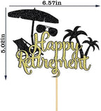 Happy Retirement Cake Topper-I'm Retired Ask Someone Else Cake Topper-Retirement Party Supplies Decoration (Happy Retirement)
