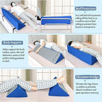 AOSSA Bed Rail Pillow Soft Foam Bolster Bed Rails for Elderly Adults Fall Protector Medical Bedside Safety Assisting Rail Bed Bumper Wedges for Elderly Positioning Hospital Bed Rail Padding Cushion