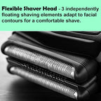 21B Series 3 Replacement Head for Braun Electric Shaver, S3 Wet and Dry Replacement Head Compatible with Braun Series 3 Foil and Cutter 300s, 310s, 3010BT (1 Count)