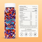 Edible Halloween Jimmies Sprinkles, Halloween Sprinkles, White, Purple, Orange, and Black sprinkles, Jimmy for Decorating, Perfect for Cake, Cupcake, Macaron, Baking, Ice cream, and Cookies(120g/4.23 oz)
