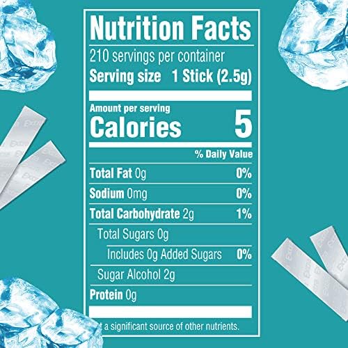 EXTRA Polar Ice Sugar Free Chewing Gum, Party Favors, Gum Packs Bulk, with Strong Mint Flavor for Freshening Breath, 35 Ct (6 Pack) Individually Wrapped Packs for Long Lasting Freshness
