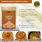 Spice Magic Asafetida Ground (Hing) ~ 100% Pure, Aromatic & Natural I Non-GMO I Indian Origin 3.5oz (100g)
