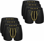 POCHY Men's Physiological Underwear Magnetic Therapy Health Care Enlargement Boxer Briefs Breathable Inner Pants (Color : 6pcs, Size : X-Large)