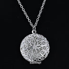 Aromatherapy Essential Oil Diffuser Necklace Diffuser Oil Pendant Locket Aromatherapy Pendant Perfume Oil Jewelry Necklace