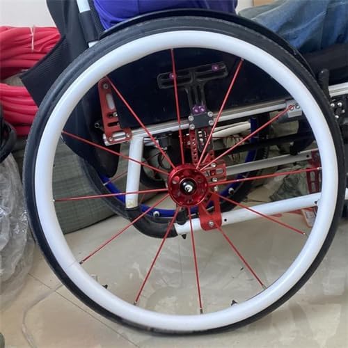 Wheelchair Rear Wheel Cover Protective Sleeve Wheelchair Push Rim Covers Wheelchair Rear Wheel,White,22in