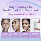 Facial Hair Removal Kit - 24 Cold Wax Strips, 4 Calming Oil Wipes for Sensitive Skin Types, Women