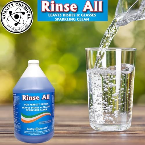 Rinse All / Commercial Industrial Grade Rinse Aid / 1 Gallon (128 oz.)