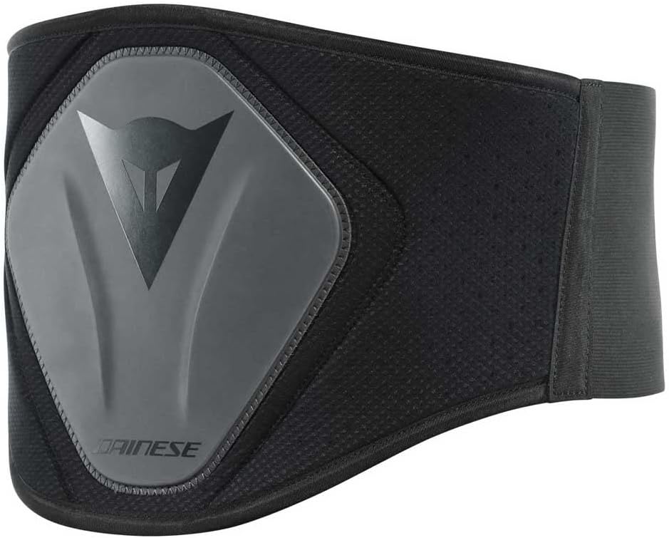 DAINESE-LUMBAR BELT HIGH, Semi-rigid Motorcycle Band, Unisex, Black, XL