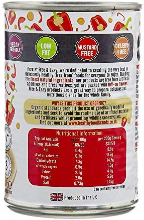 Free & Easy Organic Lentil and Red Pepper Soup 400 Grams