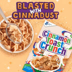 Cinnamon Toast Crunch Breakfast Cereal, Crispy Cinnamon Cereal, Value Bag, 32 oz