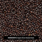Frontier Bulk Whole Certified Organic Mustard Seed, Brown, 1 lb