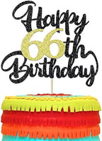 66th Happy birthday cake topper happy cake decoration 66th birthday party decoration gift plugin (66)