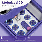 Ranjova Foot Spa Electric Rotary Massage, Collapsible Foot Bath with Heat, Bubble Jets,Temp Control, and 24 Motorized Shiatsu Massage Balls, Pedicure Foot Spa for Feet Relaxation (Blue)