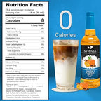 Syruvia Sugar Free Pumpkin Spice Coffee Syrup, Flavored Syrup for Drinks, Lattes, and Desserts – 25.4 fl oz, With Pump