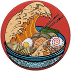 Great Ramen Wave Kanagawa Japanese Noodles Anime Food Gift PopSockets Adhesive PopGrip