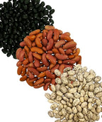 CLEAR CREEK Bean Pack: Black Beans, Pinto and Kidney Beans | 12 lbs (4 lbs each) | Washington State Farmed | Non-GMO | Kosher