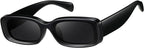 kimorn Retro Rectangle Sunglasses for Women Men Thick Frame Sun Glasses UV Protection Shades K1703