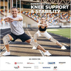 Modvel Compression Knee Brace for Women & Men - 2 Pack Knee Brace for Women Running Knee Pain, Knee Support Compression Sleeve, Workout Sports Knee Braces for Meniscus Tear ACL & Arthritis Pain Relief