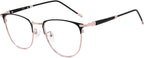 GUDVUE Blue Light Glasses, Computer/Gaming/TV/Phones Glasses for Women/men, Anti Glare/UV400/Eye Strain, Rose Gold