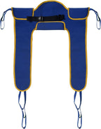 Universal Padded Lift U Sling, Polyester Divided Leg Slings for Patient Lifts - Compatible with Hoyer, Invacare, McKesson, Drive, Lumex, Joerns and More 450 lb(L)