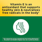 Nature Made Vitamin E 180 mg (400 IU) dl-Alpha, Dietary Supplement for Antioxidant and Skin Support, 180 Softgels, 180 Day Supply