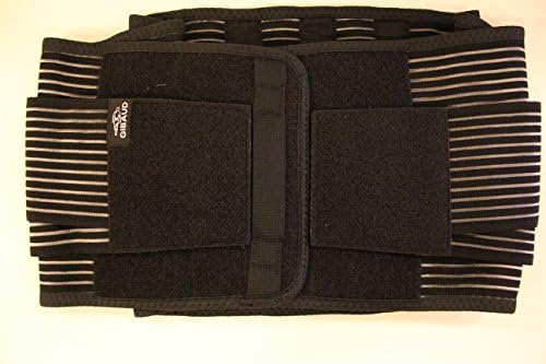 GIBAUD Dual Tightening Lumbar Support Belt, 10" H