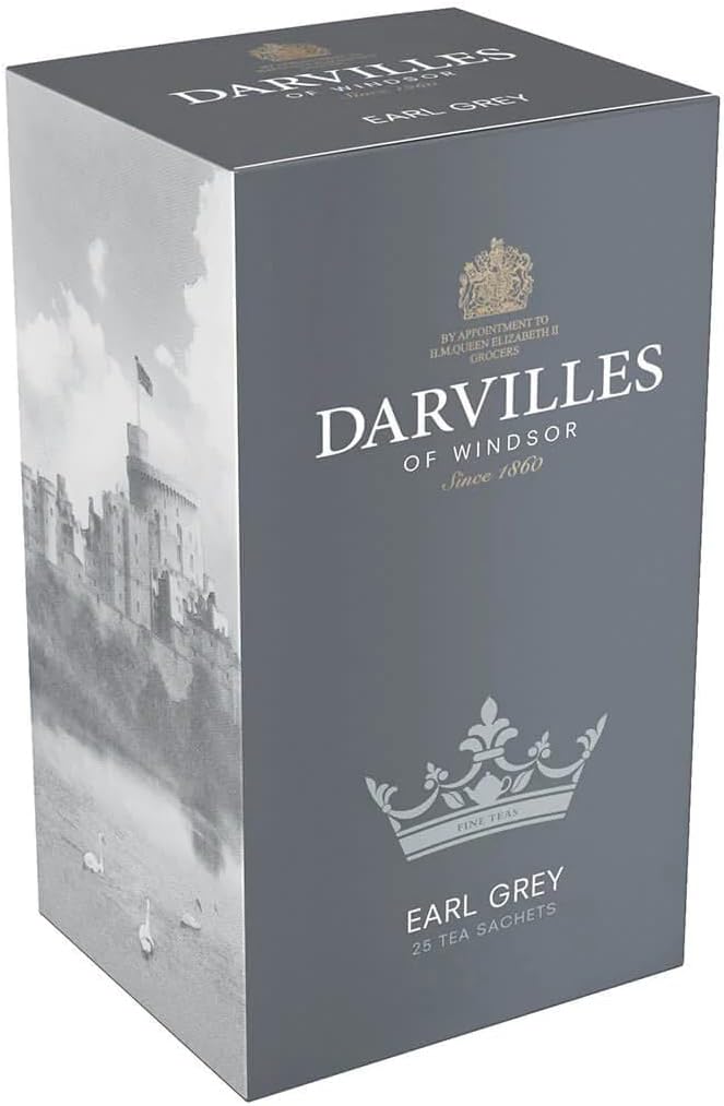 Darvilles of Windsor Tea - Earl Grey (25 Tea Bags) 62.5g (Pack of 1)