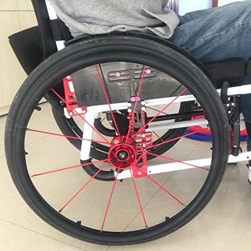 24-Inch Wheelchair Push Rim Covers, Rear Wheel Sports Wheelchair Cover, Non-Slip Wear-Resistant Hand Push Cover